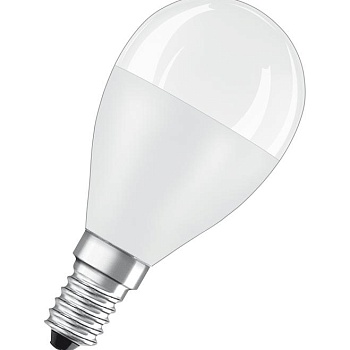 Лампа светодиодная LED Value LVCLP75 10SW/840 шар матовая E14 230В 10х1 RU OSRAM 4058075579743