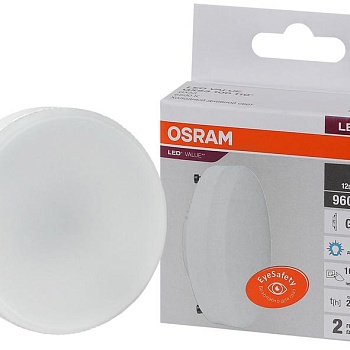 Лампа светодиодная LED Value LVGX53100 12SW/865 230В GX53 10х1 RU OSRAM 4058075582217