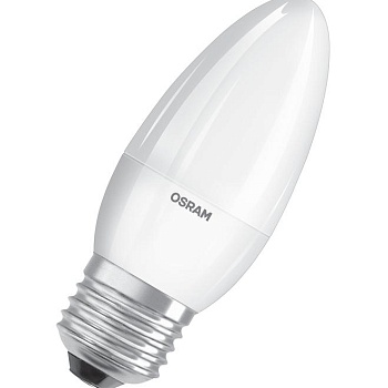 Лампа светодиодная LED Value LVCLB75 10SW/865 свеча матовая E27 230В 10х1 RU OSRAM 4058075579590