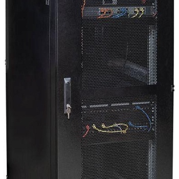Шкаф серверный 48U 800х1000мм перф. двери черн. (ч.3) ITK LS05-48U81-PP-Z-3