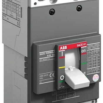 Выключатель автоматический 3п A1C 125 TMF 50-500 3p F F ABB 1SDA070306R1