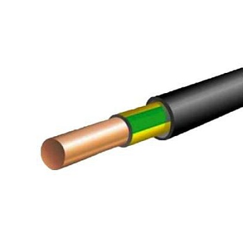 Кабель ВВГнг(А)-LS 1х6 Ж/З 0.66кВ (бухта) АЛЬФАКАБЕЛЬ 65601