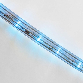 Шнур светодиодный Дюралайт фиксинг 2Вт 10мм 24LED/м син. (уп.100м) Neon-Night 121-123-3