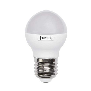 Лампа светодиодная PLED-SP-G45 7Вт шар 3000К тепл. бел. E27 540лм 230В JazzWay 1027863-2