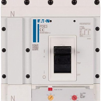 Выключатель автоматический 4п 630А 25кА PDE34F0630TAAS PDE ТМ-расцеп. EATON PDE34F0630TAAS