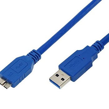 Шнур штекер USB A 3.0 - штекер micro USB 3.0 1.5м Rexant 18-1634