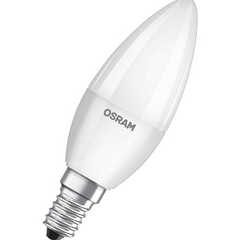 Лампа светодиодная LED Value LVCLB60 7SW/840 свеча матовая E27 230В 10х1 RU OSRAM 4058075579477