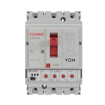 Выключатель автоматический 3п 160А 40кА Ir 0.4…1xIn Isd 1.5…10xIn YON MD160N-MR1 DKC MD160N-MR1