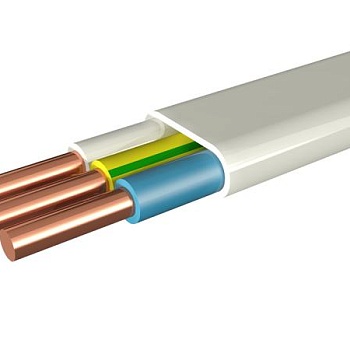 Кабель ВВГ-П 3х1.5 Б (N PE) 0.66кВ (уп.100м) АЛЬФАКАБЕЛЬ 6848