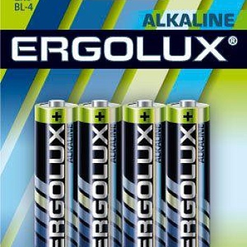 Элемент питания алкалиновый LR6 BL-4 LR6 BL-4 1.5В Alkaline (блист.4шт) Ergolux 11748