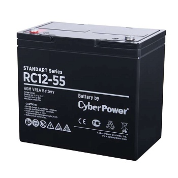 Батарея аккумуляторная SS 12В 55А.ч CyberPower RC 12-55