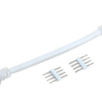 Коннектор RGB 14мм (разъем-10см-разъем) (уп.5шт) IEK LSCON14-RGB-212-05