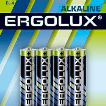 Элемент питания алкалиновый LR03 BL-4 LR03 BL-4 1.5В Alkaline (блист.4шт) Ergolux 11744