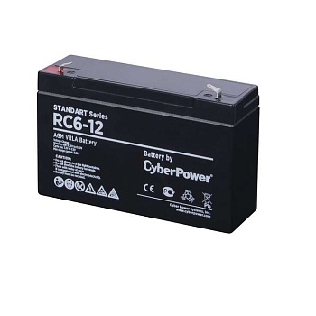 Батарея аккумуляторная SS 6В 12А.ч CyberPower RC 6-12