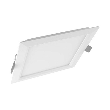 Светильник светодиодный DOWNLIGHT SLIM SQUARE тонкий ДВО 12Вт 3000К 1020лм IP20 230В квадр. бел. LEDVANCE 4058075079274