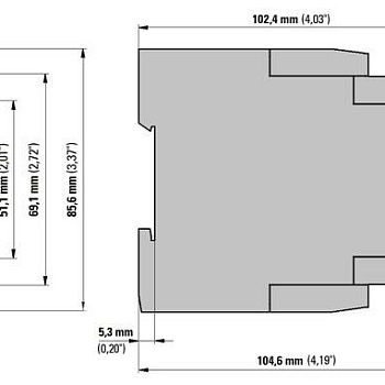 Реле контроля напряжения 180-280В 50/60/400Гц EMR6-AWN280-K-1 EATON 184769