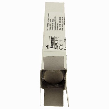Предохранитель VT 3.15А AC 3.6кВ 25.4х142мм BS IEC EATON 3-6ABWNA3-15