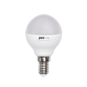 Лампа светодиодная PLED-SP-G45 7Вт шар 3000К тепл. бел. E14 540лм 230В JazzWay 1027856-2