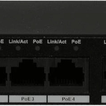 Коммутатор DH-PFS3006-4ET-60 4х100Мбит 4PoE неуправляемый Dahua 1084911