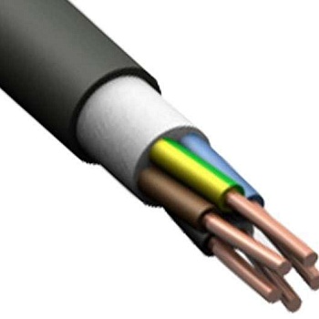 Кабель ППГнг(А)-HF 5х2.5 ОК (N PE) 0.66кВ (м) Цветлит 00-00140601