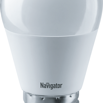 Лампа светодиодная 61 336 NLL-G45-8.5-230-2.7K-E27 8.5Вт шар матовая 2700К тепл. бел. E27 1600лм 176-264В NAVIGATOR 61336