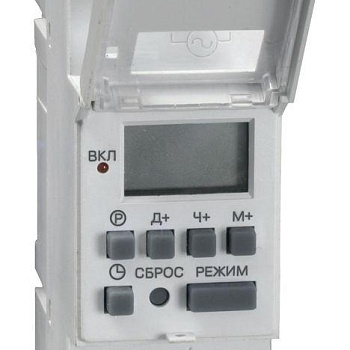 Таймер цифровой ТЭ15 16А 230В на DIN-рейку IEK MTA10-16