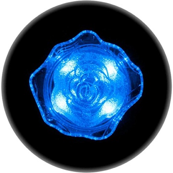Ночник LED УЛ-4А Роза 0.4Вт 220В син. ULTRA LIGHT 000000000940