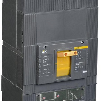 Выключатель автоматический 3п 1000А 50кА ВА 88-43 электр. расцеп. MP 211 IEK SVA61-3-1000