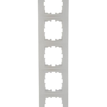 Рамка 5-м Karina горизонт. жемчуж./бел. перламутр LEZARD 707-3000-150