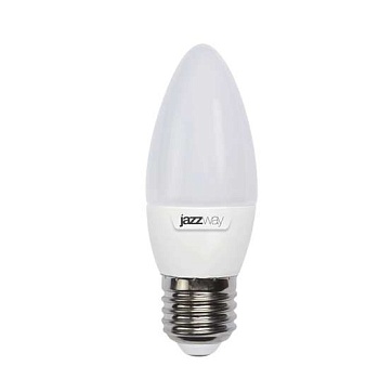 Лампа светодиодная PLED-SP C37 9Вт свеча 3000К тепл. бел. E27 820лм 230В JazzWay 5001923A